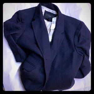 Navy Blue J crew School Boy Blazer